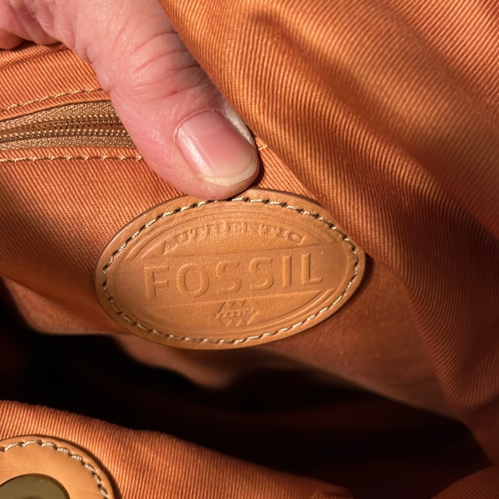 Fossil Leopard Print Erin Crossbody Purse/Bag/Tote - image 7